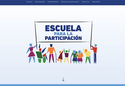 Sitio Web: Escuela para la Participación